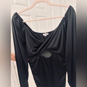 Persaya Black Elegant Dress